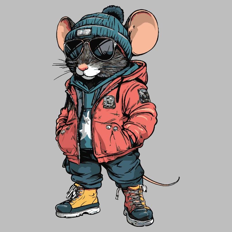 Mouse Funny Winter
