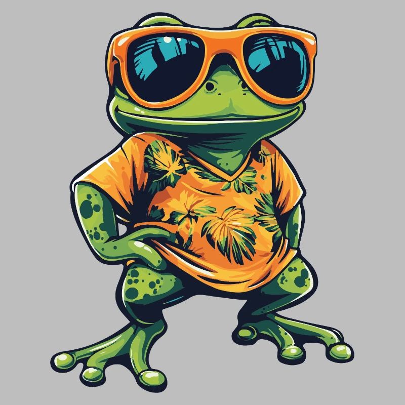 Frog Comic Holiday