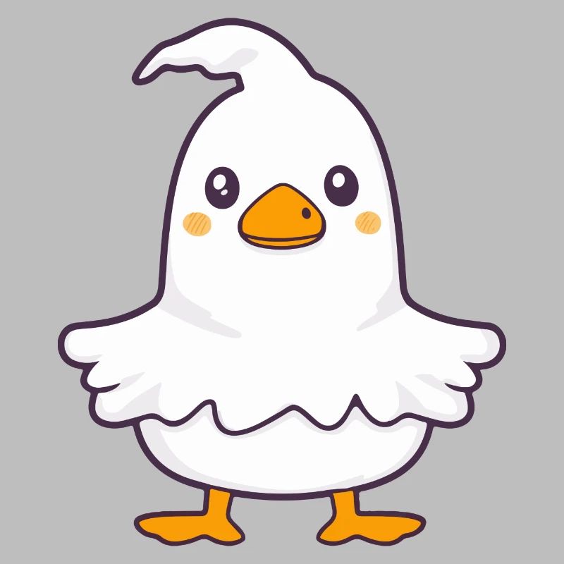 Goose Halloween Funny Ghost