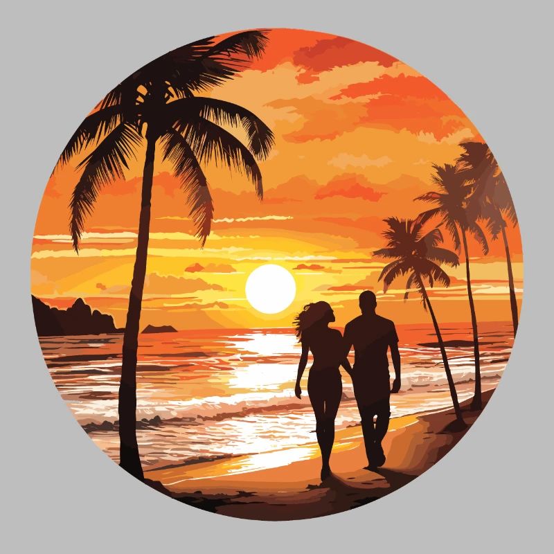 Strand Romantisches Paar