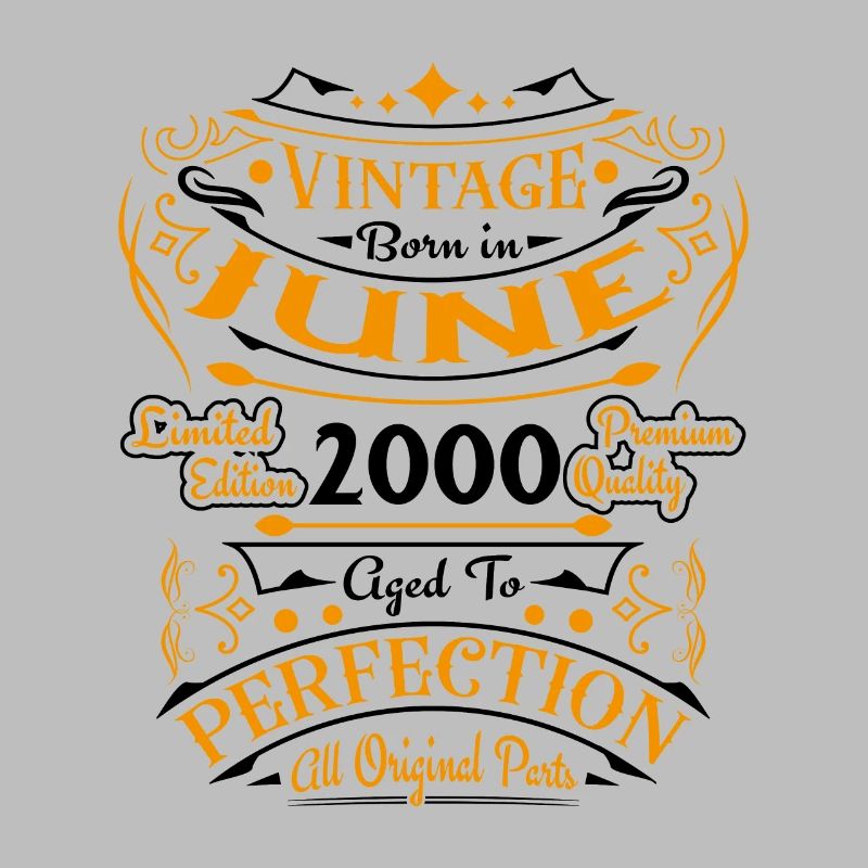 Juni 2000 Retro Vintage Geburtstagsgeschenk