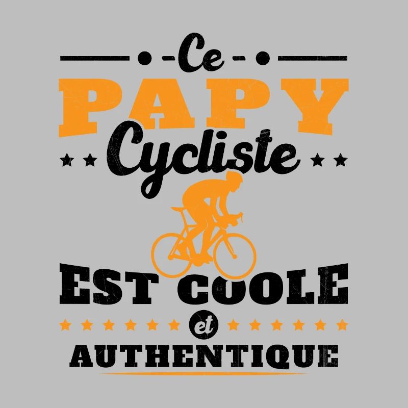 Ce papy cycliste est coole et authentique