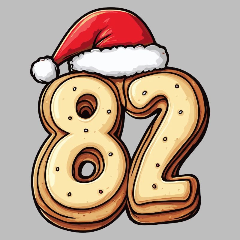 Biscuit de Noël à 82 chiffres