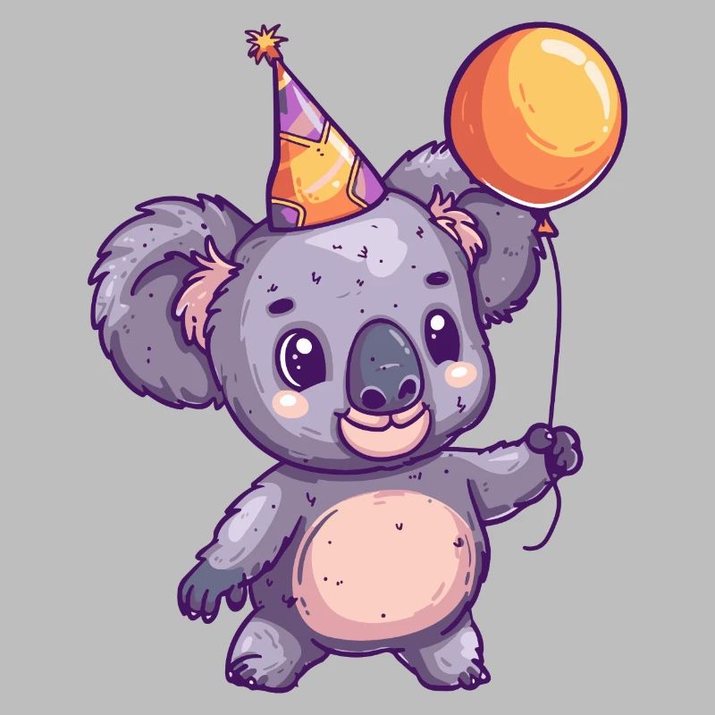 Koala Birthday Comic Cute