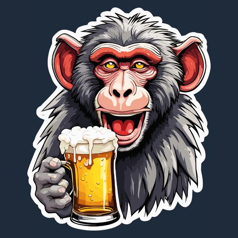 Monkey / Animal / Zoo / Babian / Wild / Comic