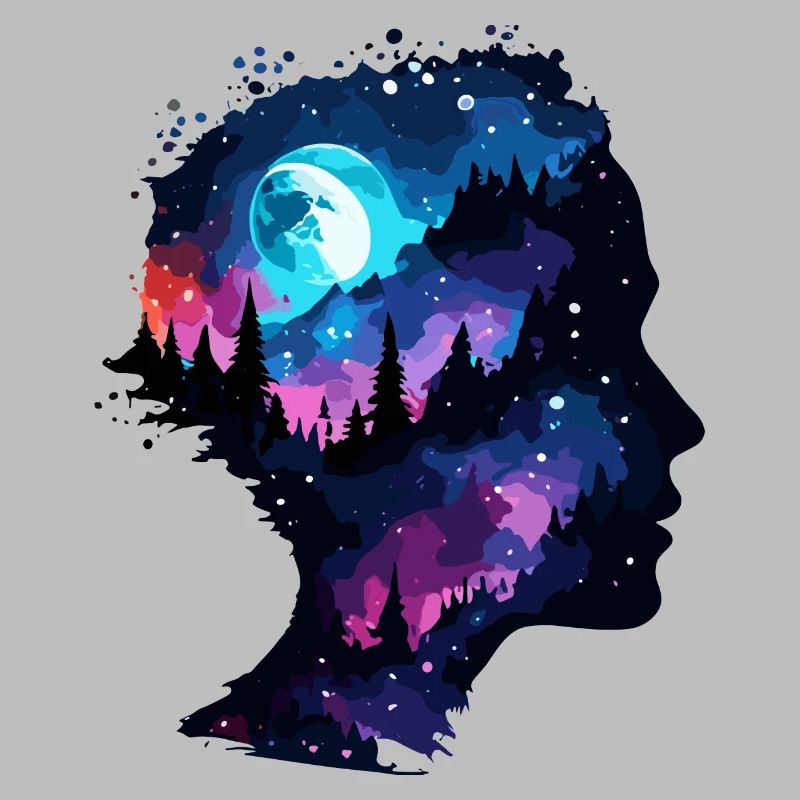 Silhouette / Forest / Portrait / Trees / Person