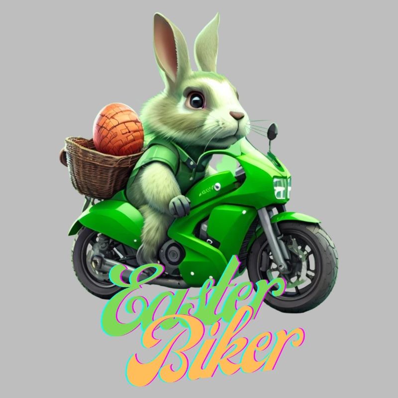 Easter Biker - The Easter Bunny becomes a biker