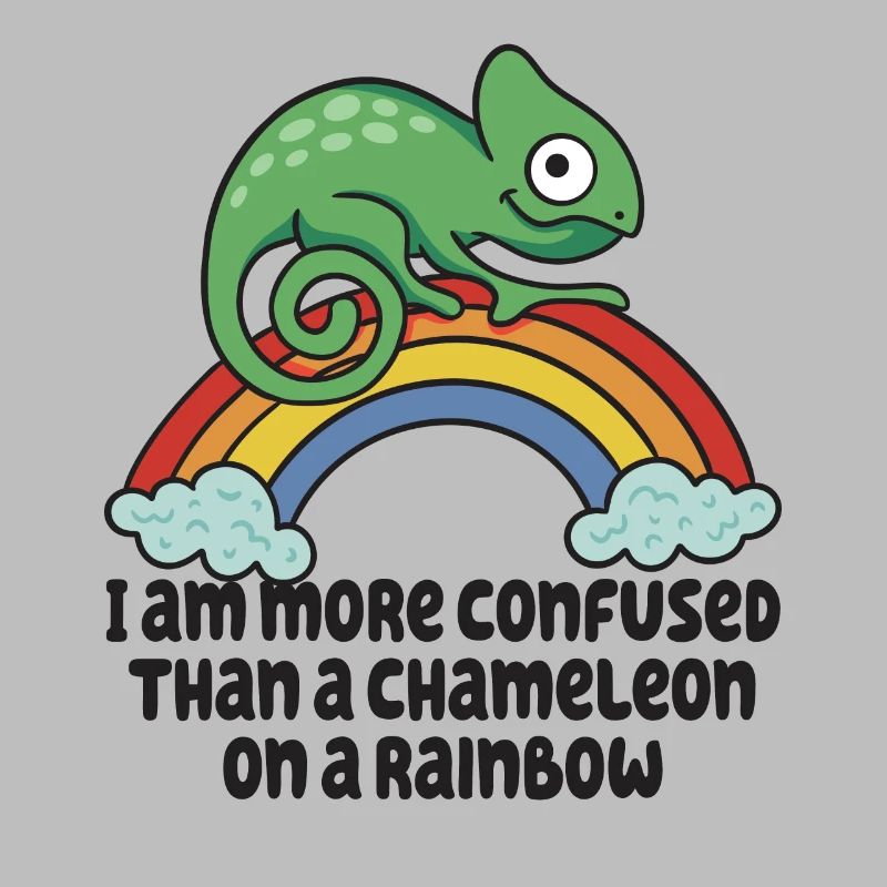 Je suis plus confus qu’un caméléon
