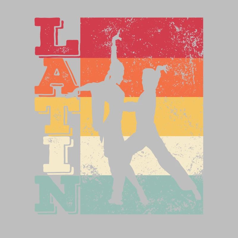 Latin Dance Couple Retro Formation Rumba Dancer