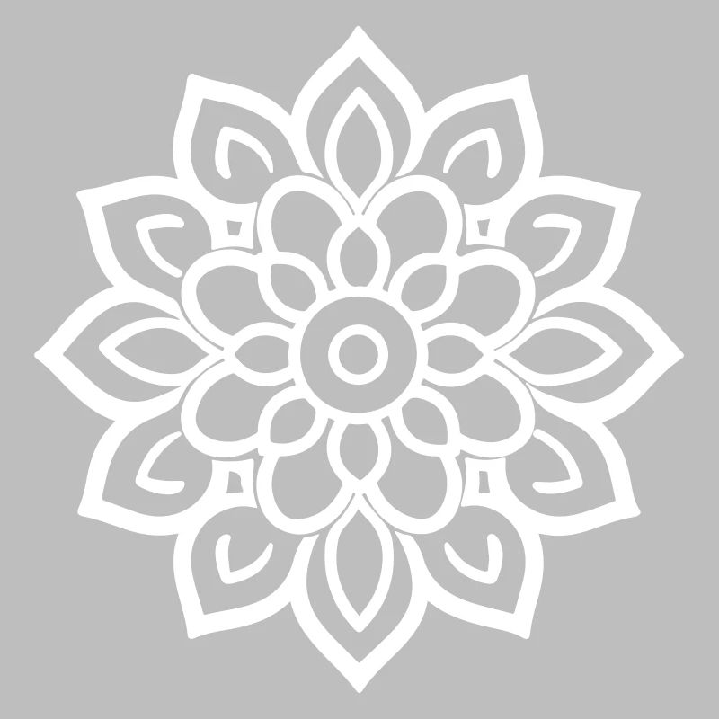 Logo de la fleur de mandala