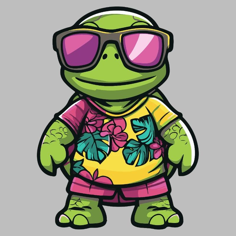 Turtle Comic Holiday