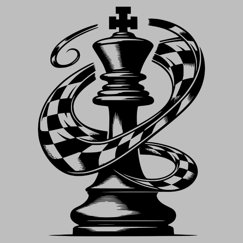 Chess Piece King Checkerboard Tattoo Drawing