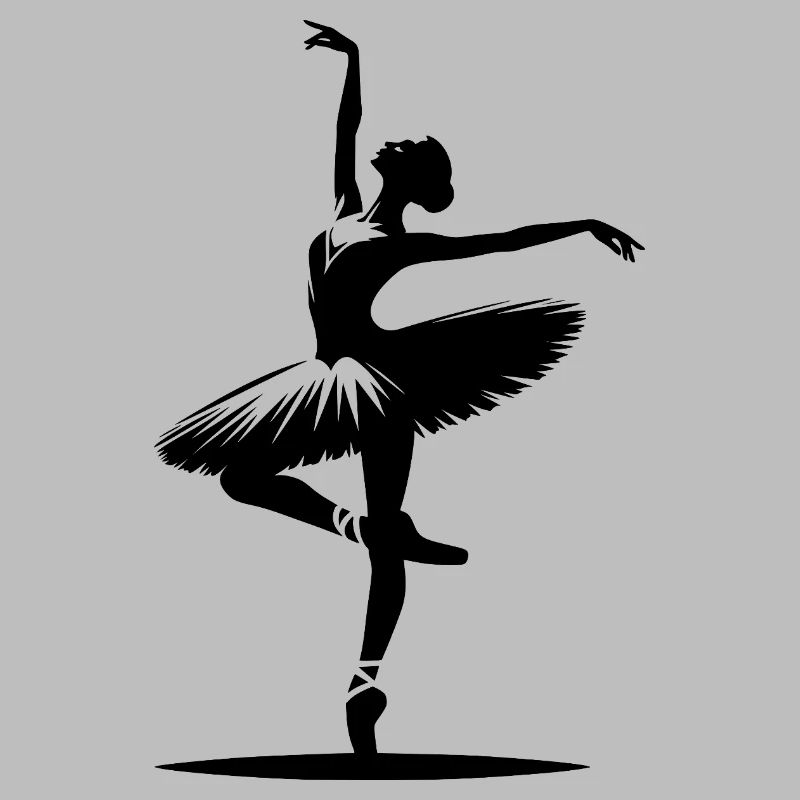Ballerine dansante dans une pose de danse parfaite