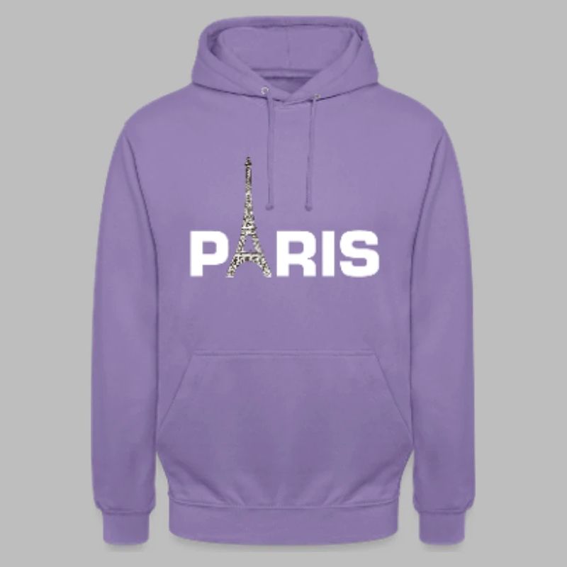 Paris Sweat à capuche avec Tour Eiffel