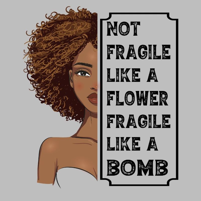 Pas fragile comme une fleur fragile comme une bombe
