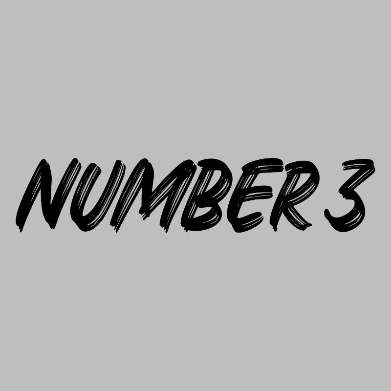 Number 3 - drei - dritter - dritte - 3 - Nummer 3