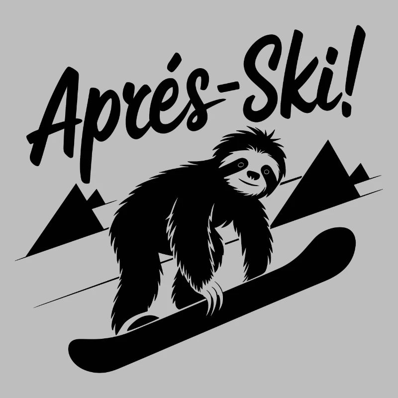 Sloth Sloth Snowboard Après Ski
