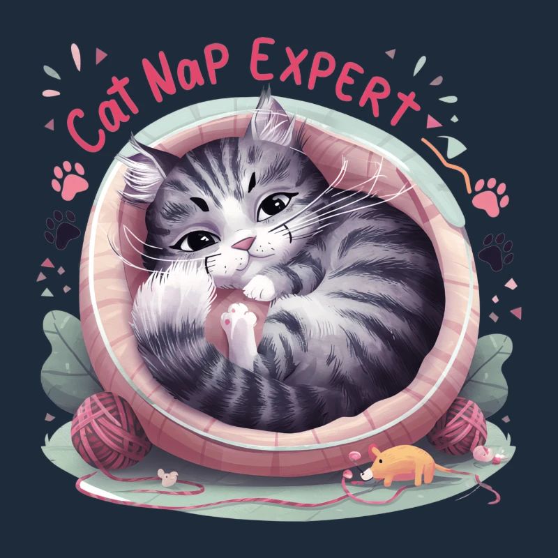 Cat Nap Expert - drôle de tenue de chat !