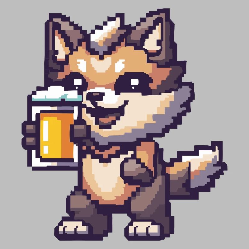 Bière Wolf Pixel