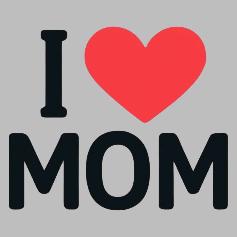 Ich liebe das MOM-Herzdesign