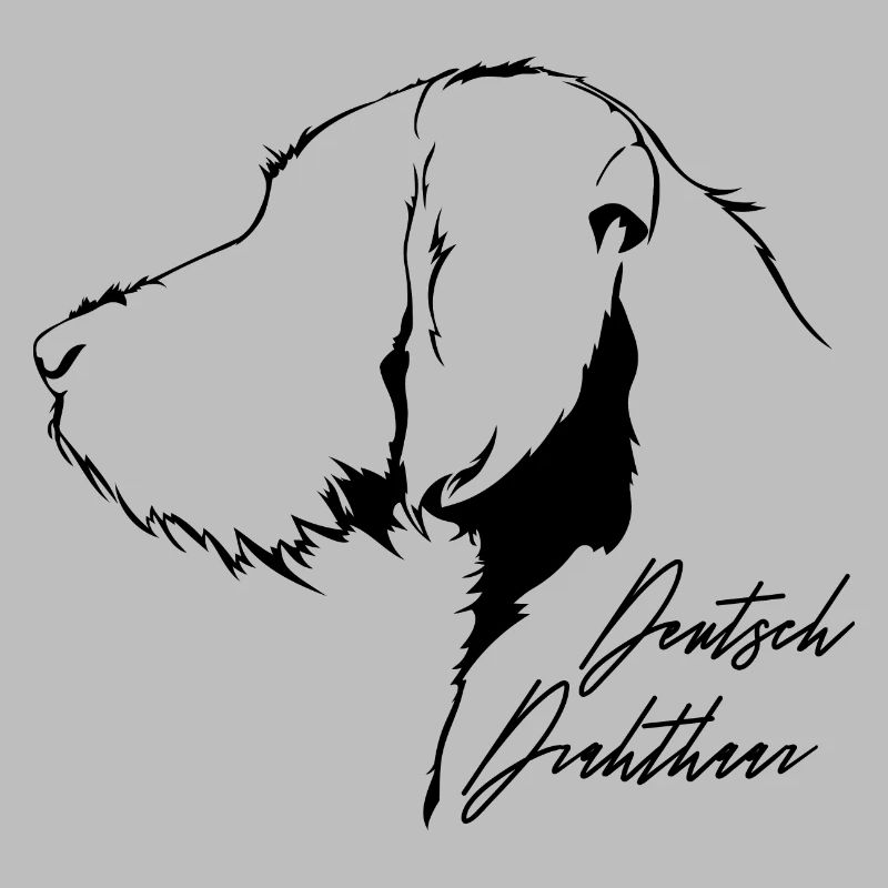 DEUTSCH DRAHTHAAR Profil Hunde Jagdhund Wilsigns