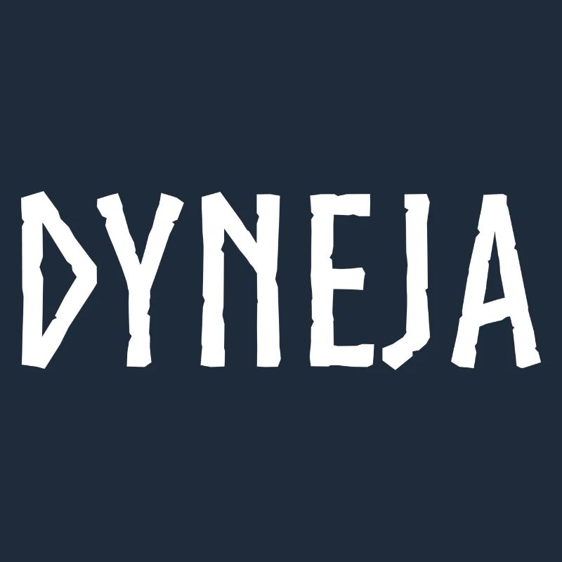 Dyneja weißer Text