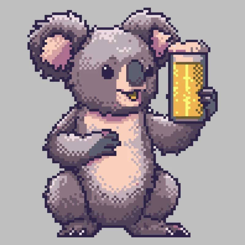Koala Pixel Bier