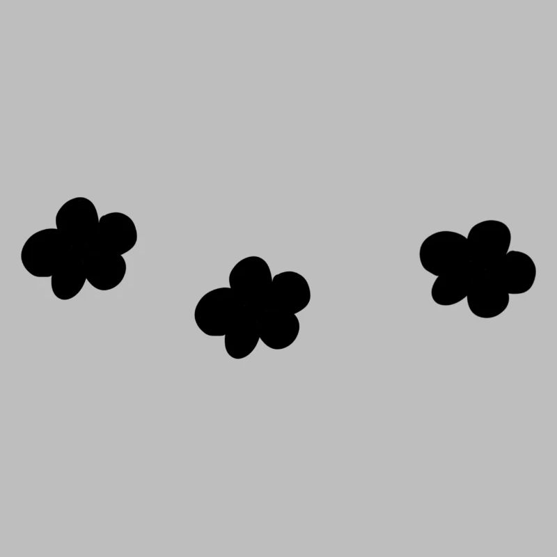 drei blumen blume form symbol