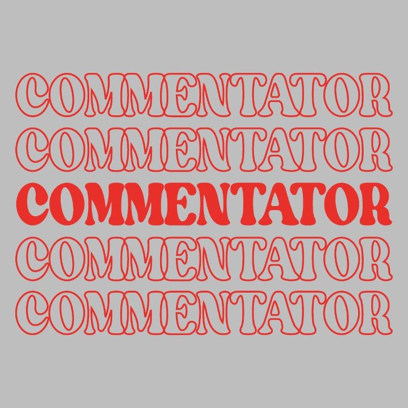 Commentateur Animateur Annonceur Diffuseur