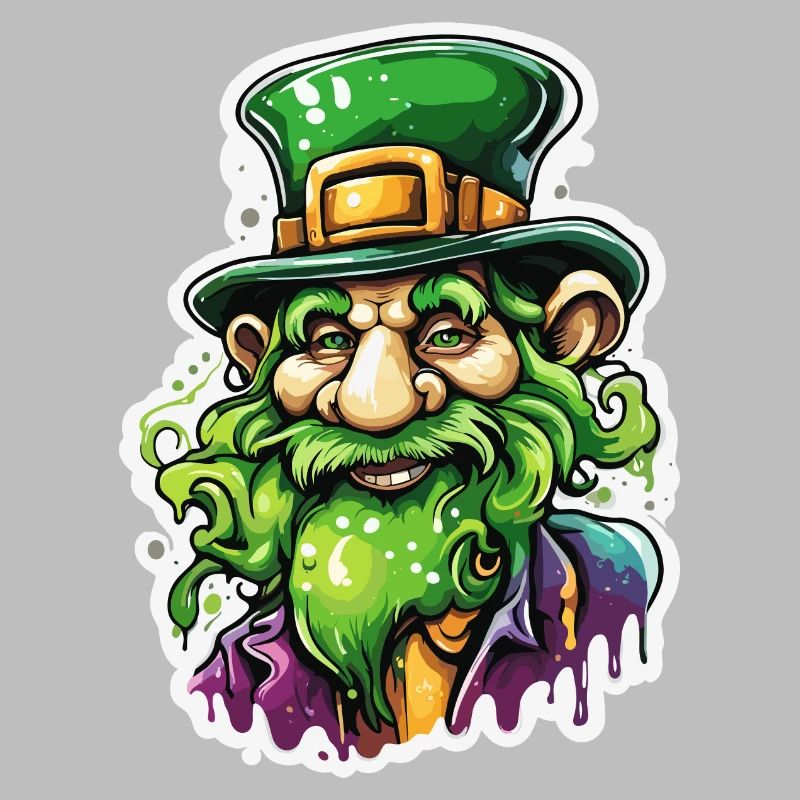 Leprechaun / Leprechaun / Vert / Gingembre / Irlande