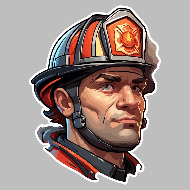 Firefighter / Fire / Fire / Extinguish / Hero