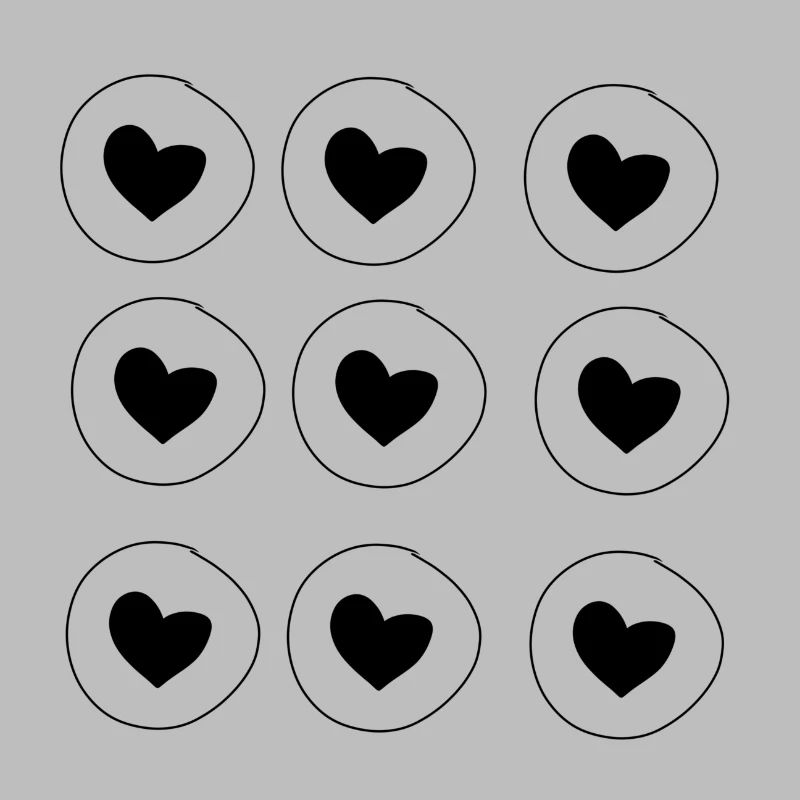 Heart Circle Hearts Shape Love Pattern