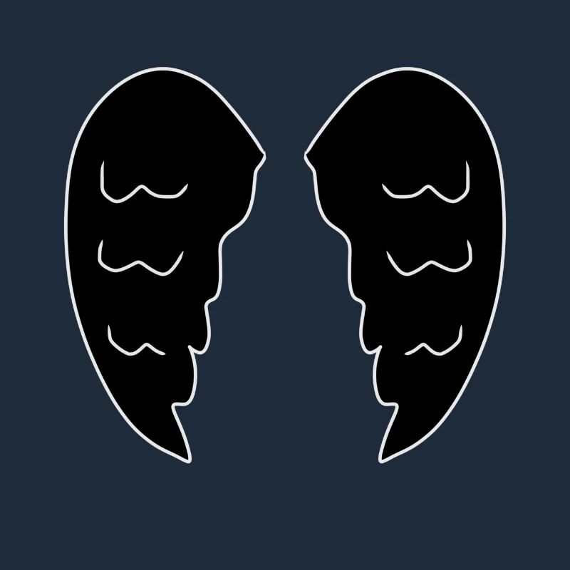 Two Wings Angel Symbol Devil
