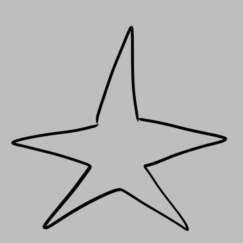 Forme du symbole de l’étoile