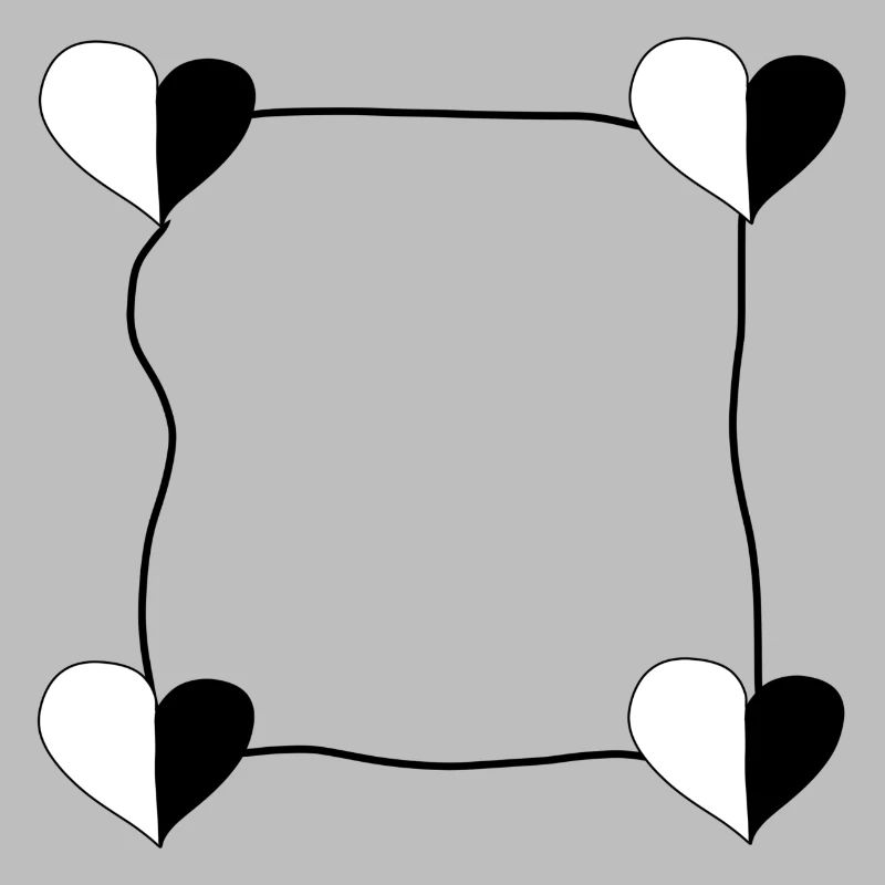 Four Hearts Frame