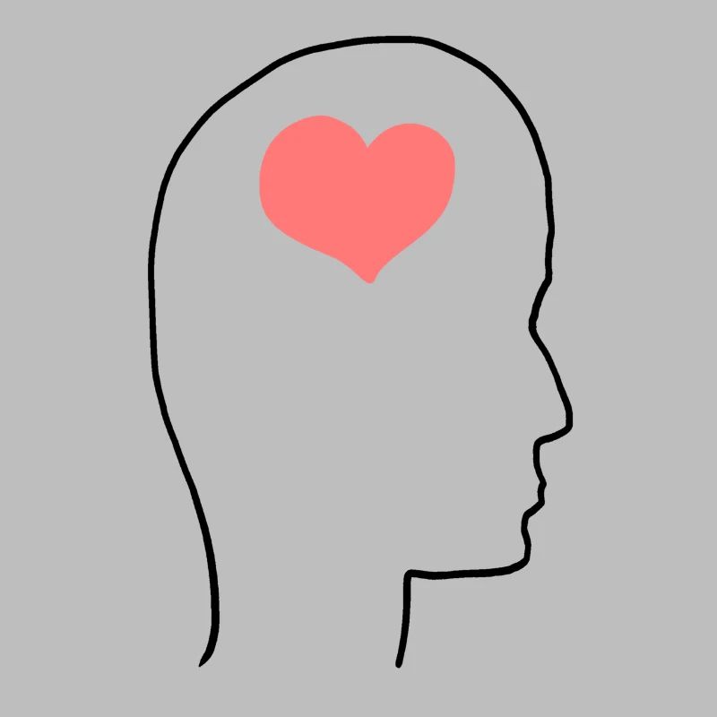 Head Profile People People Side Heart