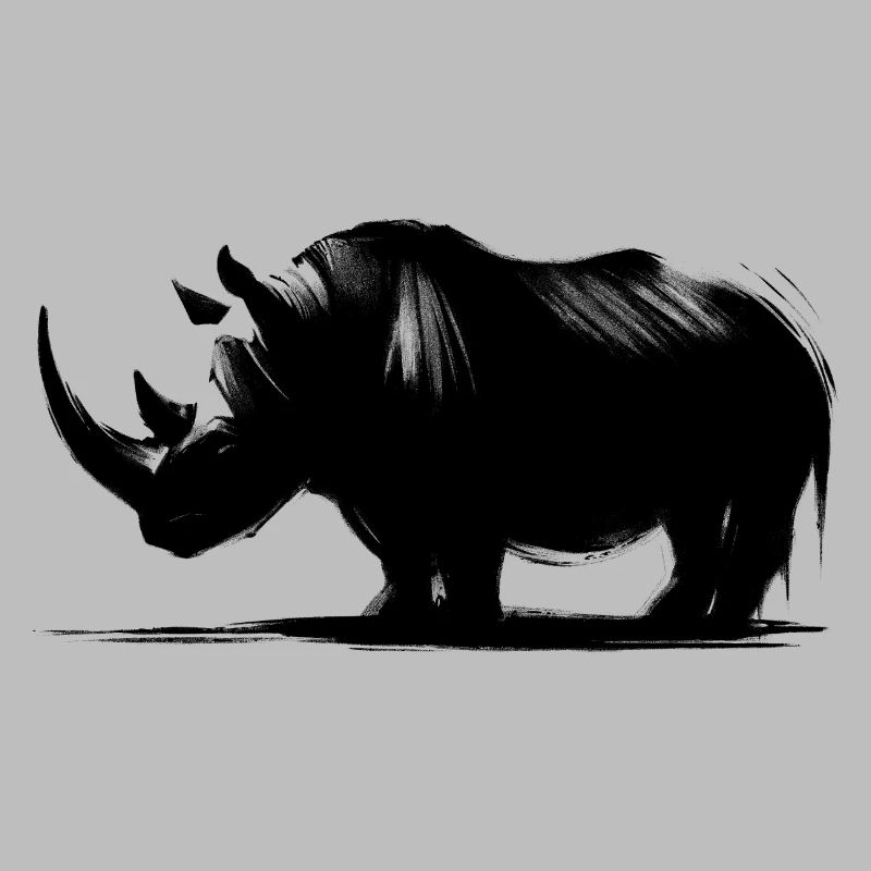 Rhino Silhouette