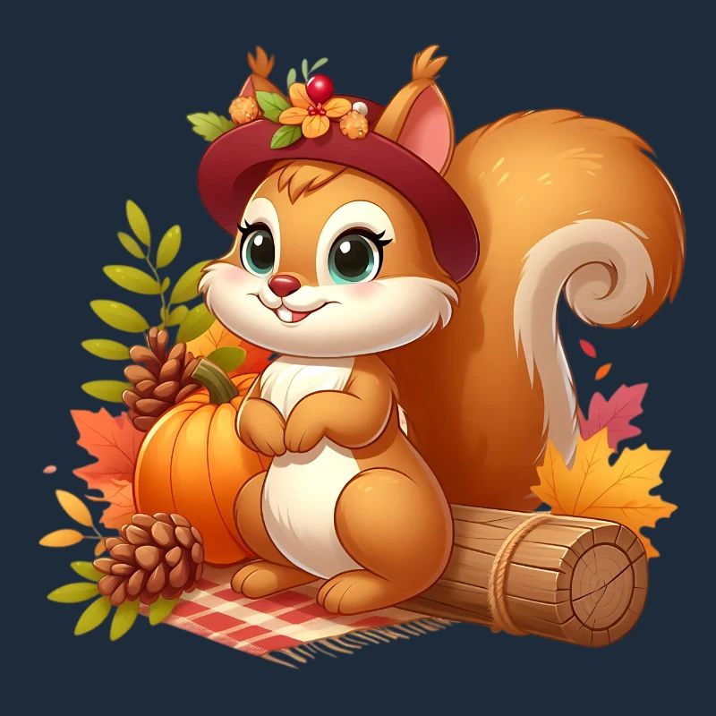 Eichhörnchen Herbst