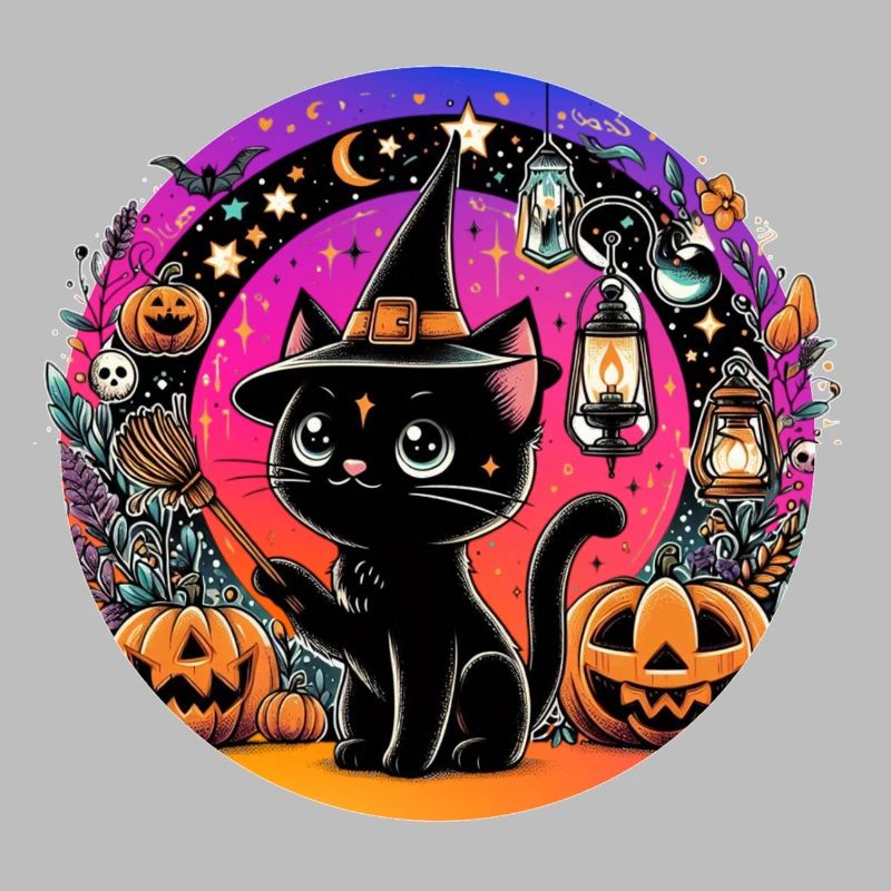 Spooky kitty Halloween 4