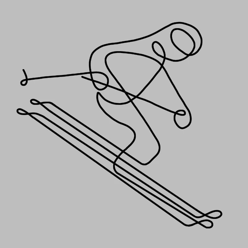 Skifahrer