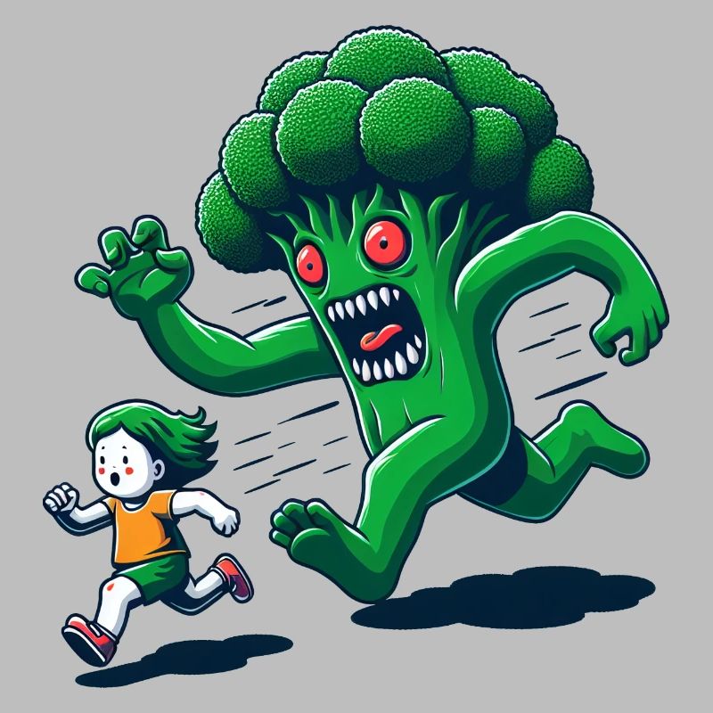 Monsters Broccoli Funny