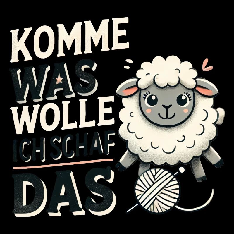 Komme was wolle ich Schaf das