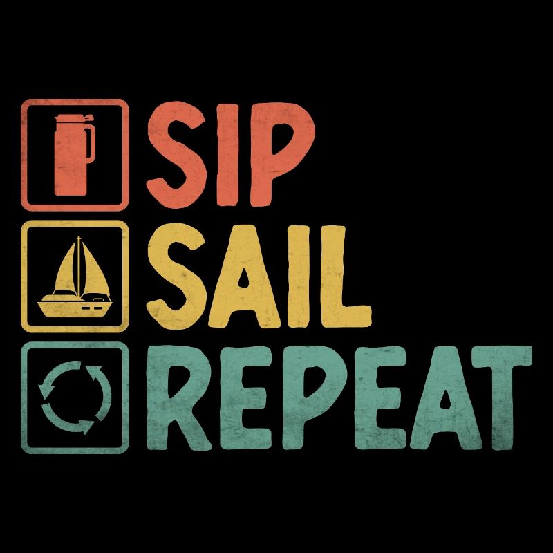 Sip Sail Repeat Paddle Boat