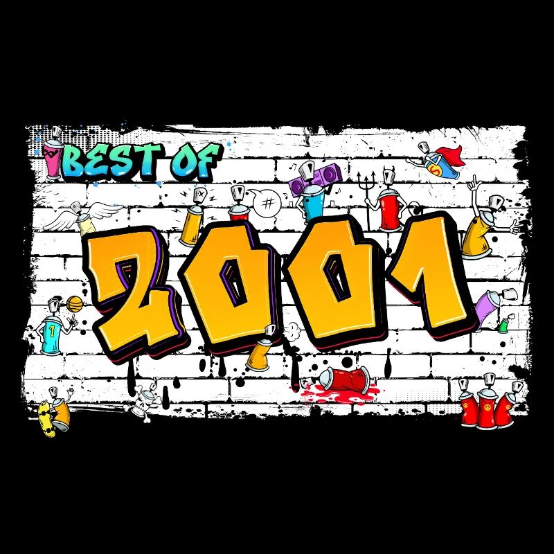 Graffiti emblématique de 2001 – 24 ans d’énergie rebelle