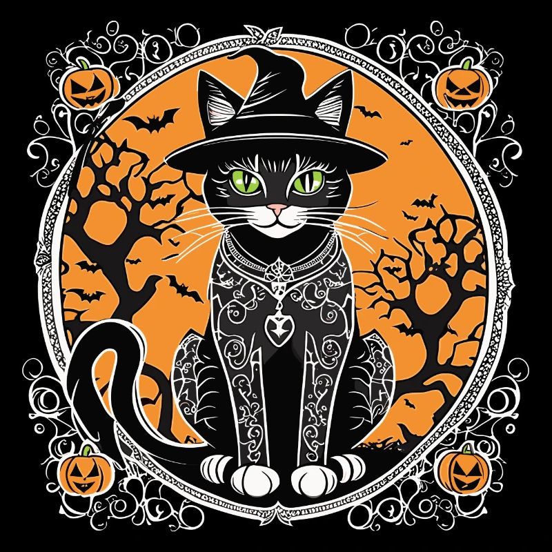 Halloween Katze