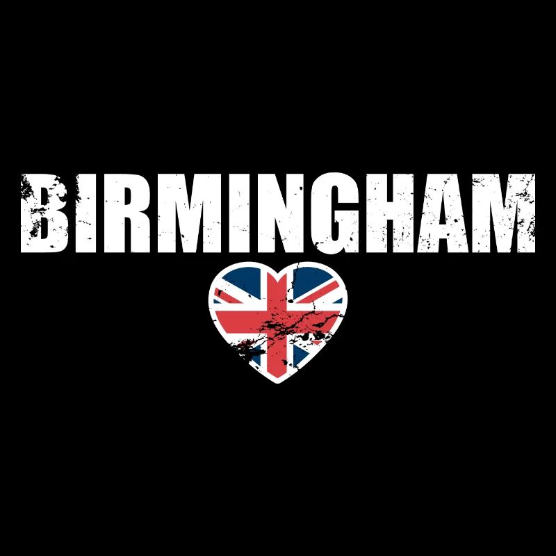 Birmingham Großbritannien Vintage Flagge Brite