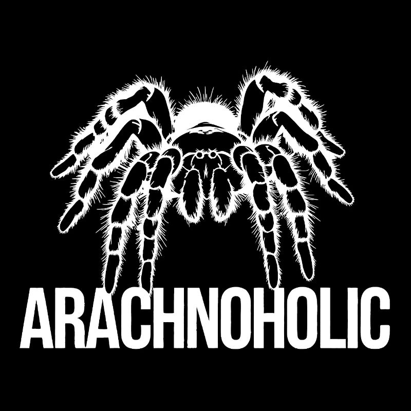 Arachnoholic big hairy tarantula silhouette