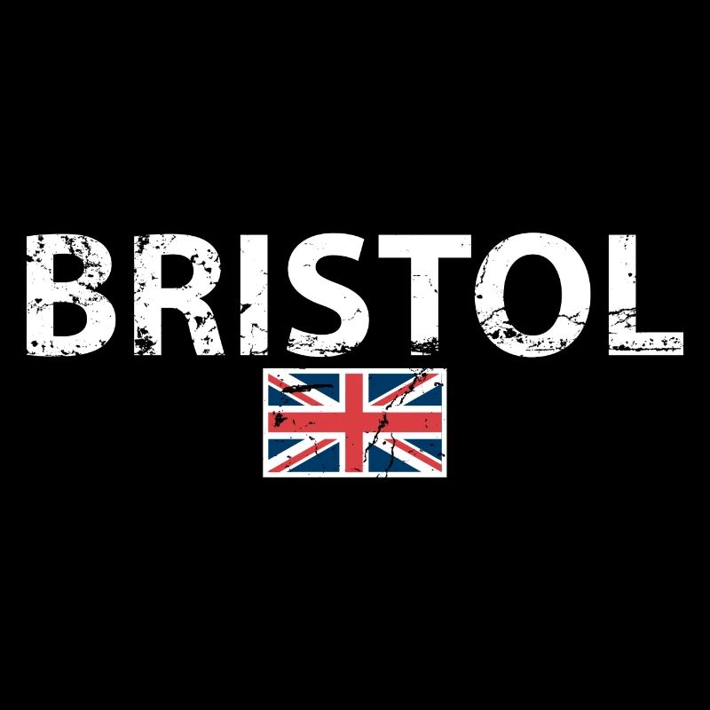 Bristol UK Vintage British Flag British