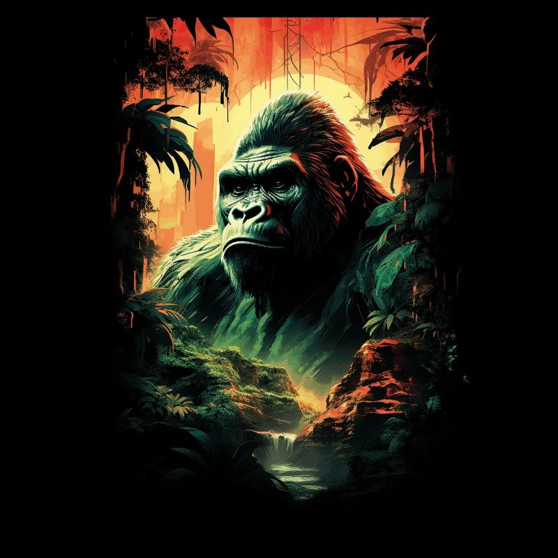 Gorilla, Wilderness, Primate, Nature, Monkey