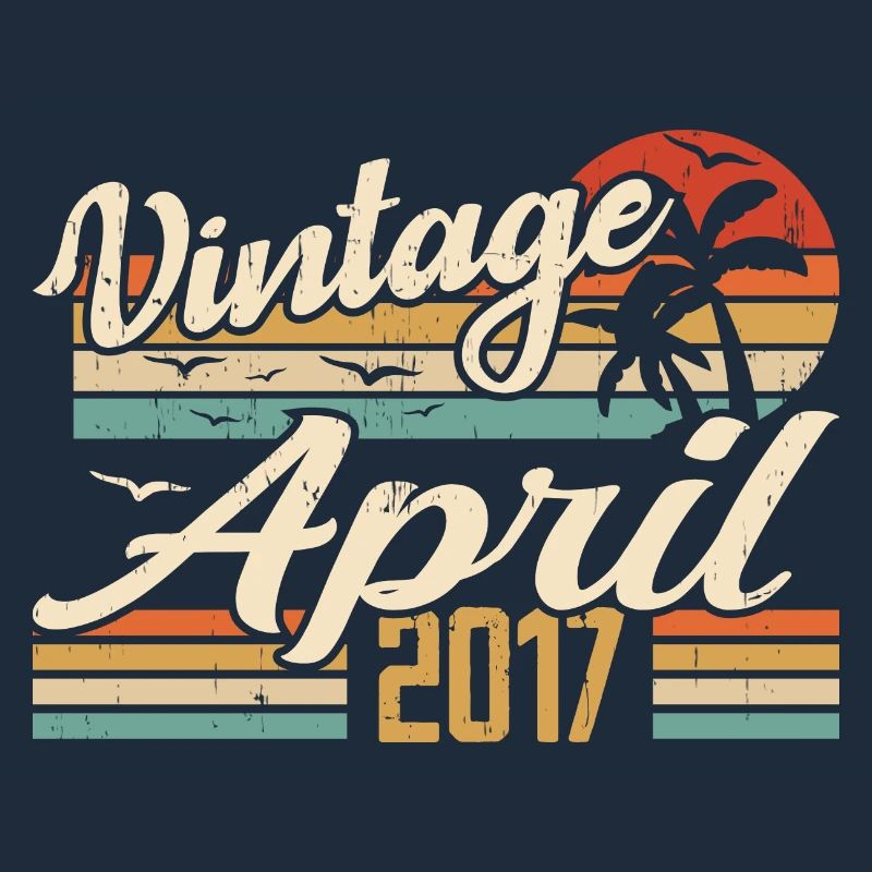 April 2017 Geburtstag Vintage Geschenkidee 2017